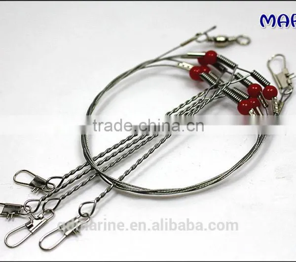 Stainless Steel Wire Leader Rig 4 Trace Fishing Rigs