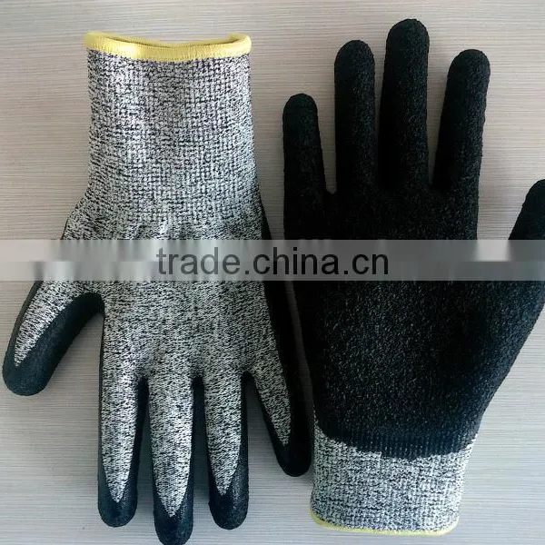 China Latex Coated Rubber Gloves Price photo-2