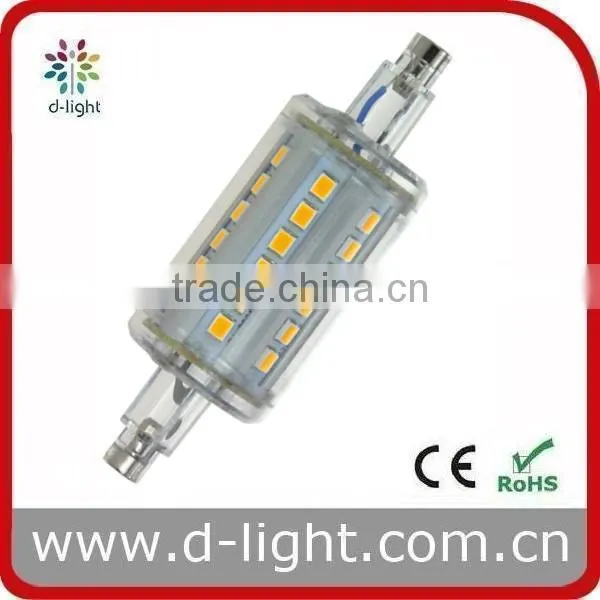 J78 5W 460LM 360degree R7S Corn LED 50w Incandescent Replacement PC Plastic 5050 Smd photo-2