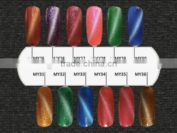 36color Cateye Gel Polish Magnetic Nail Gel photo-3