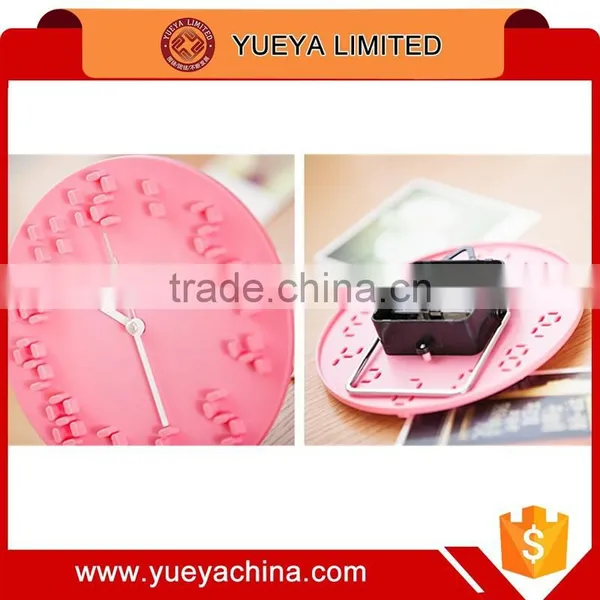 Fashion Modern Round Candy Color Alarm Clock Tic Tok Clock photo-4