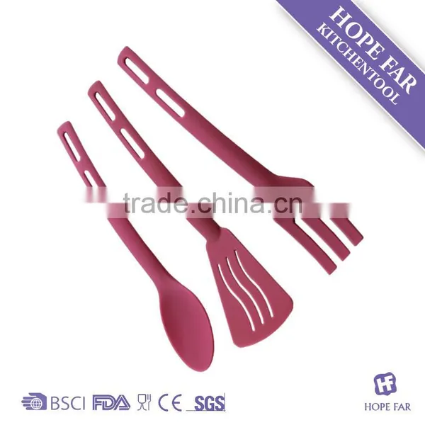 N456 Good Quality 3pcs Nylon Fork Spatula and Scoop Set photo-2
