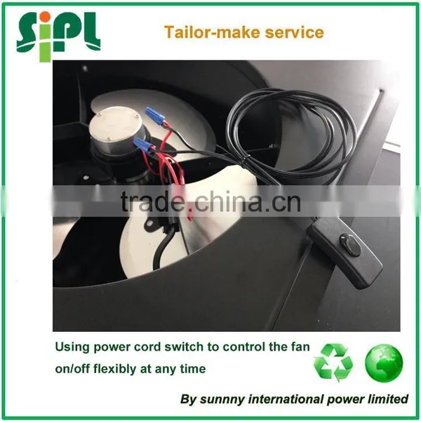 Vent Tool Solar Wall Ventilating Fan With Brushless DC Fan Motor Prices Industrial Exhaust Fans photo-4