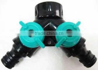 Plastic 2-Way Snap-In Garden Y Shut-Off Valve photo-3