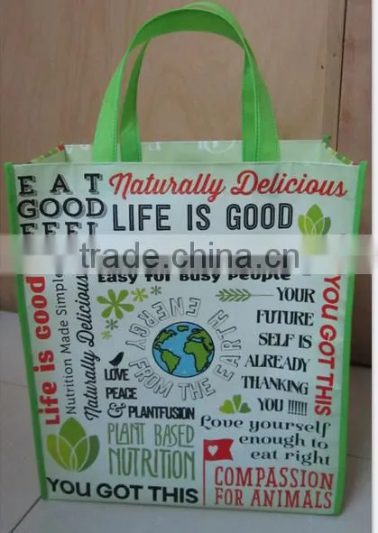 Coated Recycle Laminated Non Woven Polypropylene Bags