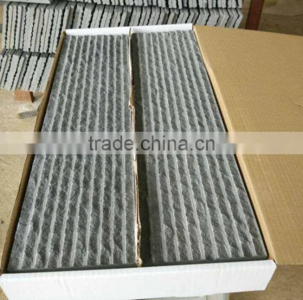 Chiseled Hainan Black Basalt Tiles photo-2