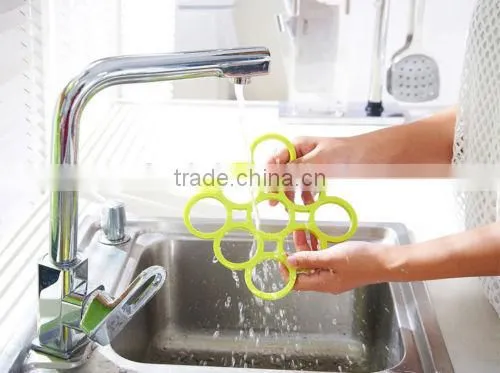 Heat Resistant Silicone Mat Round Shaped Waterproot Place Mat photo-3