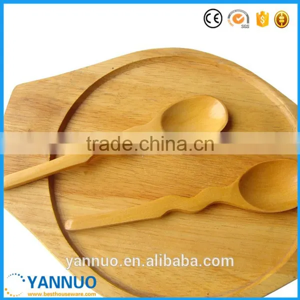 Natural Wood Material Ice Cream Spoon, Small Wooden Salt Jam Tea Spoons photo-2