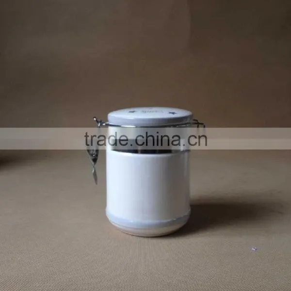 Hot Sale 500ml High Quality Porcelain Ceramic Kitchen Canisters/ceramic Container/ceramic Storage Containers photo-3