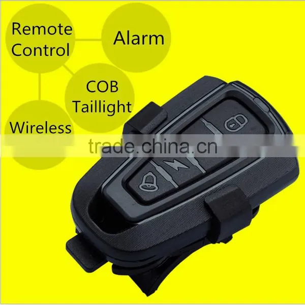 Smart Anti-theft Alarm Tailight Bicycle Rear Light Remote Control Wireless Bell Bicycle Taillight photo-2