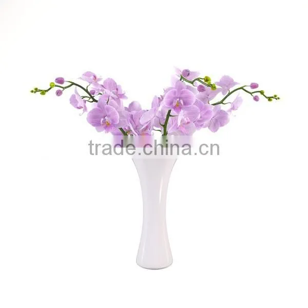 Sleek Realistic Artificial Flower Orchid in Vase