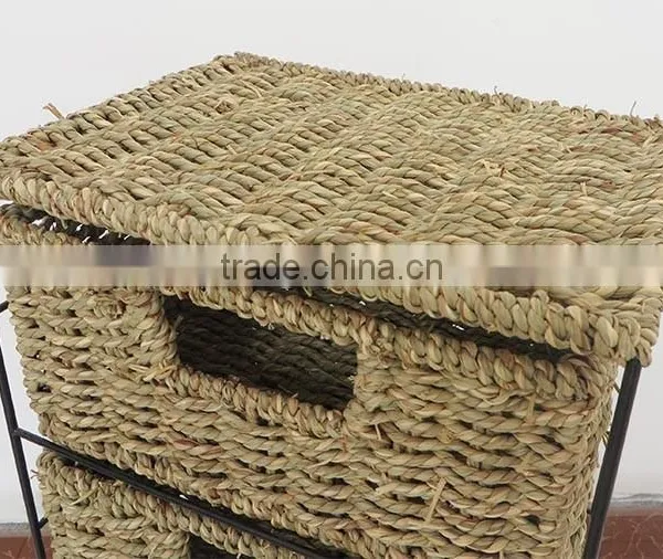 5 Drawer Storage Unit Seagrass Storage Drawer photo-6