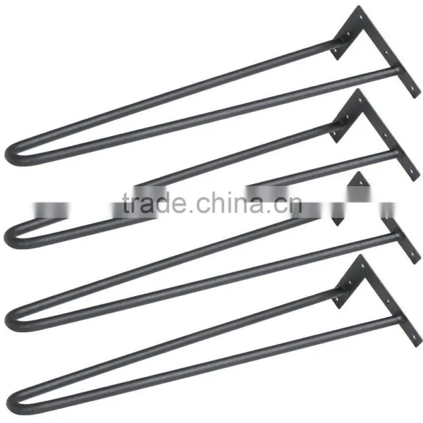 Bed Room Furniture Bedroom Set Solid Steel 28 Inch Metal Hairpin Table Leg