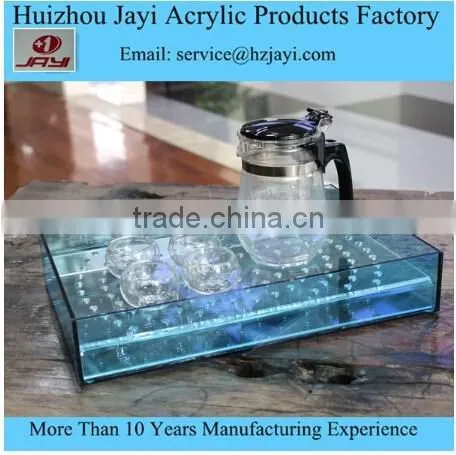 China Supplier Wholesale Acrylic Tea Set With Stand,clear Glass Tea Set photo-3