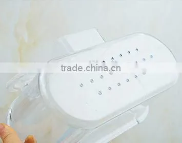 Plastic Transparent Bathroom Shelves With Sucker photo-5