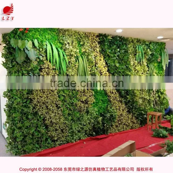 High Quality Artificial Vertical Garden Green Wall Fake Plant Wall photo-2