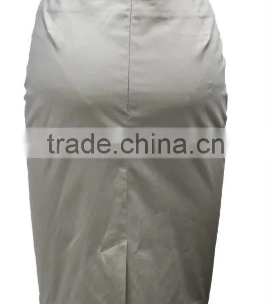 Latest Fashion Design Elegant Women's Office Skirts With Back Zipper photo-2