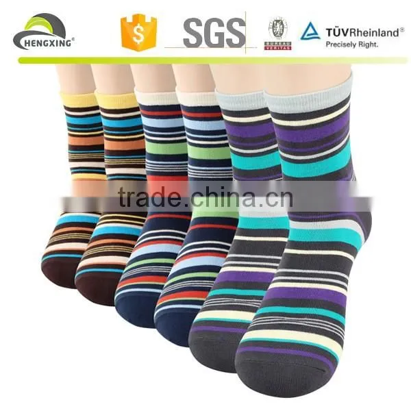 Custom Size and Logo Jacquard Striated Socks/men Socks Cotton photo-3