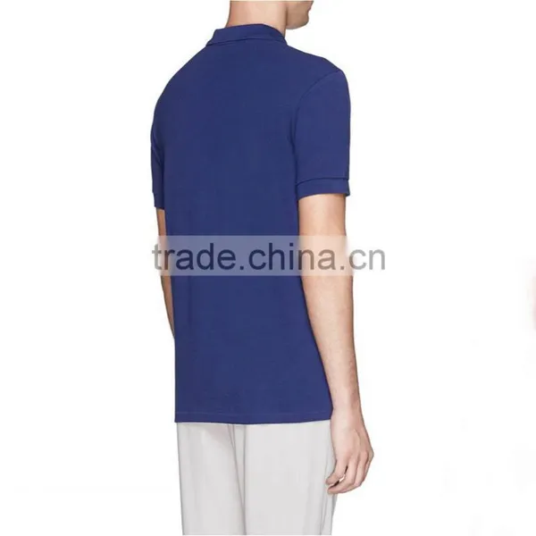 Bulk Blue Men's PK Polo Shirt 60% Cotton 40% Polyester Cheap Uniform Polo Shirts photo-3