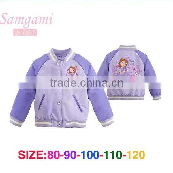2015 New Girls Princess Cartoon Pullover Sweatshirt Without Hood