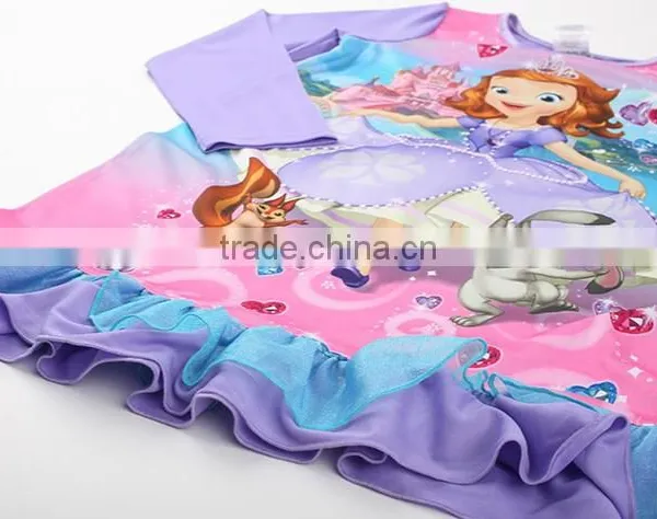 Children Sleepwear Beautiful Girl's Dress photo-5