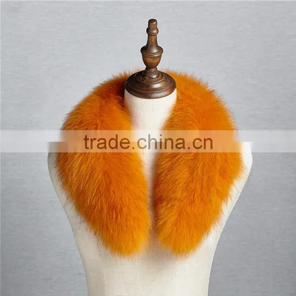 Myfur China Wholesale Genuine Fox Fur Collar for Women Winter Jackets Trim photo-2