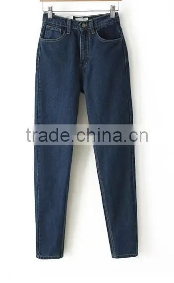 Runwaylover EY0617P Europe Style 2017 Ladies Fashion Washed Denim Jeans photo-6