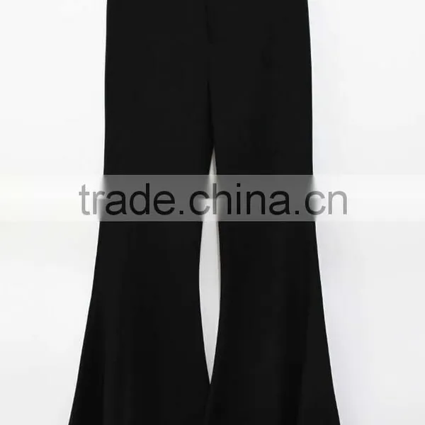 Runwaylover Europe Style 2017 Ladies Long Style Vintsge Flared Pants photo-2