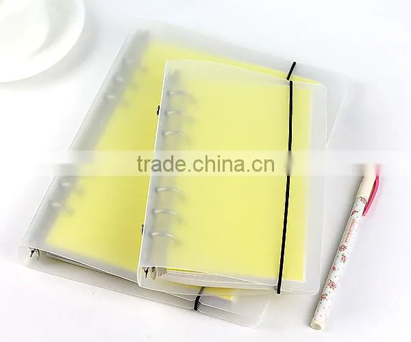 A5/A6/A7 PP Matte Translucent Cover Agenda Planner Custom Loose Leaf Journal Diary photo-4