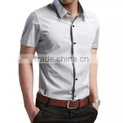 2015 Shirts Supplier From China Fashion Style Cotton Casual Men Shirt Latest Shirt Designs for Men High Quality Shirt photo-4
