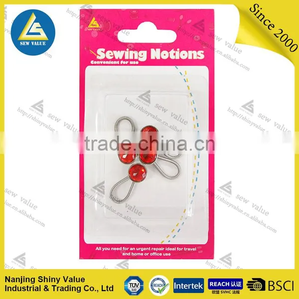 Manufacturer Directly Supply Metal Button Extenders With Beautiful Decoration Diamond in Individual Package photo-5