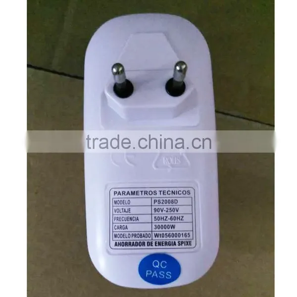 White Color 25 KW Power Electricity Energy Saver Saving Money Box US UK Plug photo-2