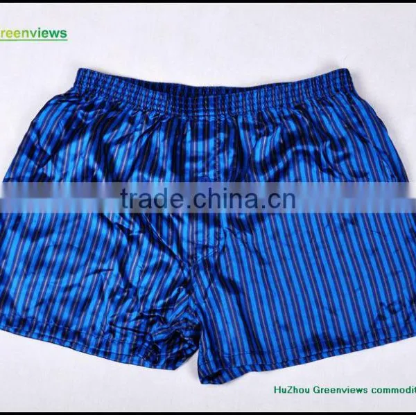 Silk Fabric Boxer Sexy Men Underwear Printing Wholesale Mens Silk Cheap Underwear Briefs Boxers Shorts GVYL0015 photo-3