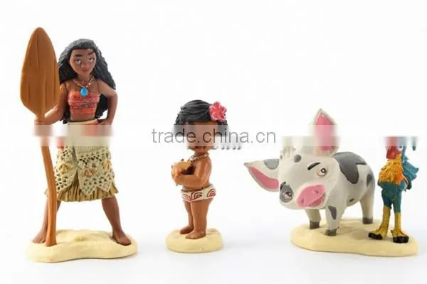 Newest Disny Movie Moana Action Figures Set of 10pcs, PVC Mini Figure Moana Figures photo-3