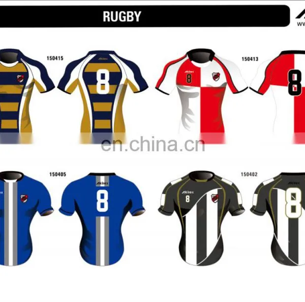High Quality Durable Tear Resistance Breathable Rugby Jerseys Free Custom photo-2