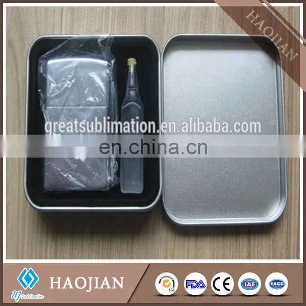 Sublimation Printable Lighter With Metal Box and Oil photo-2
