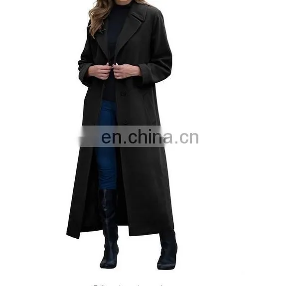 Top Grade New Fashion Lady Winter Trench Wool Coat photo-2