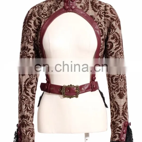 Steampunk Style Bolero With Removable Belt