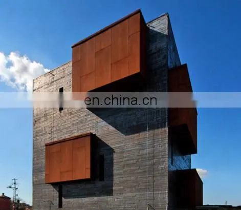 Corten Steel Outdoor Decoration for Villa Residence Buildings photo-3