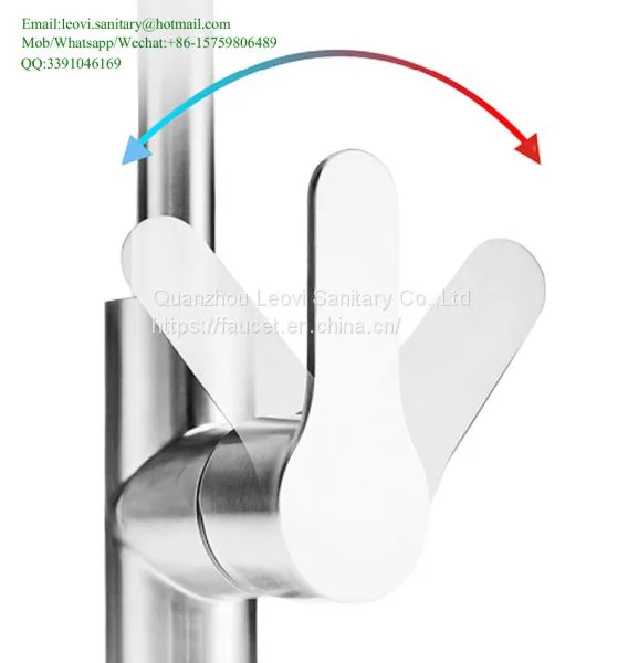 Promotion Solid 304 Stainless Steel Hot and Cold Kitchen Faucet Sink Mixer Tap With Aerator Sink Faucet photo-2
