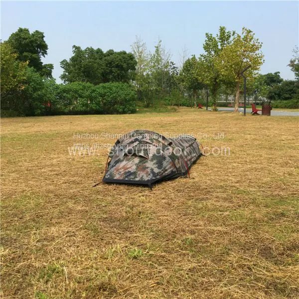 Outdoor Camping Gear Camouflage Lightweight Backpacking Swag Tent photo-2