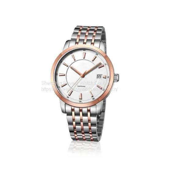 Couples Lovers′ Watch Alloy Wrist Watch Stainless Steel Analog Quartz Watch OEM Fashion Watch photo-4