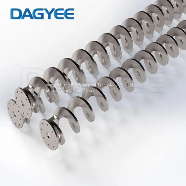 Separated Sludge Shaftless Screw Conveyors Made of Stainless Steel photo-3
