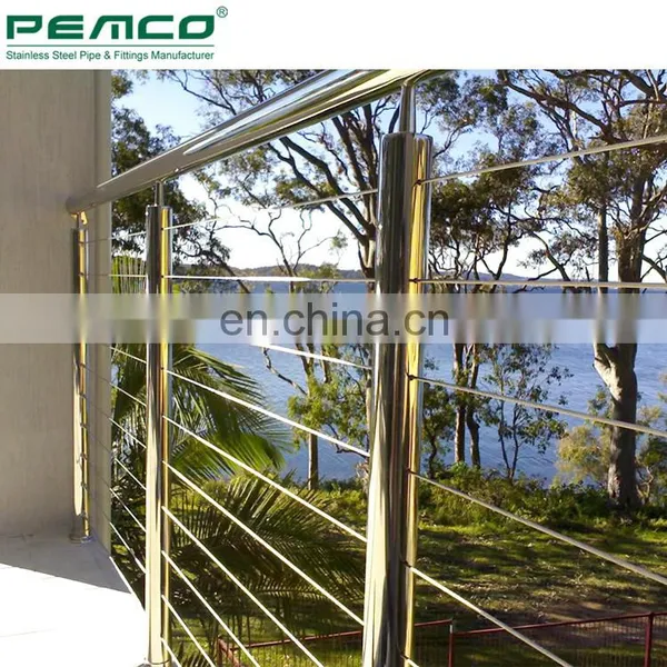 Wholesale Indoor Mirror Polishing Swageless 304 316 Stainless Steel Stair Cable Railing Systems photo-3