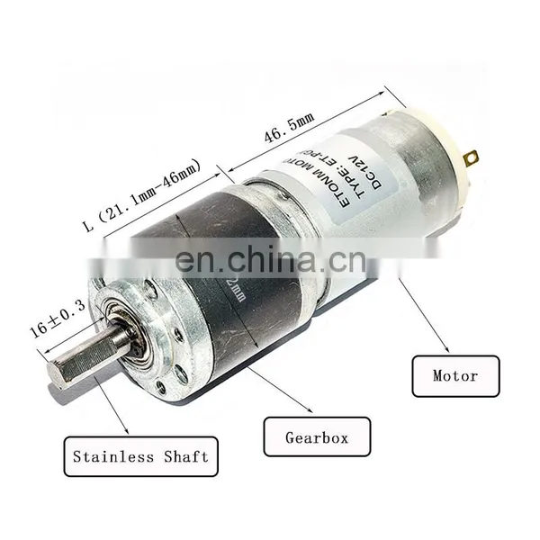 dc Electric Motors 24 Volt dc Geared Motor 12v 27720 photo-2