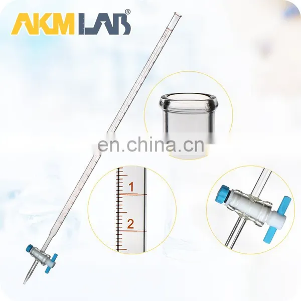 AKM LAB Glass Burette Set With PTFE Stopcock photo-2