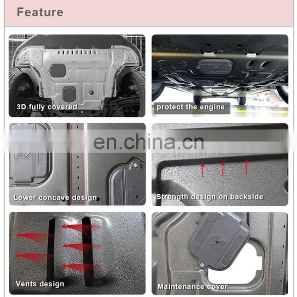Customized High Quality 3D Engine Cover Skid Plate For Any Car Model photo-4