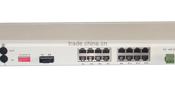 Baudcom Supply 16 Channel FXO FXS Phone Voice Fiber Multiplexer in Stock photo-3