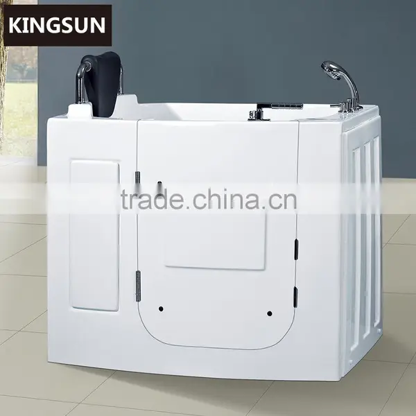 Acrylic Cheap Soaking Elderly Bathtub For Old People And Disabled People
