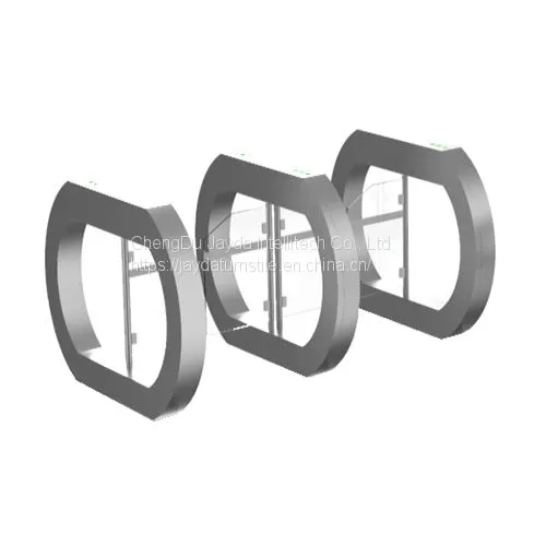 Access Control Turnstile Swing Barrier/ Optical Swing Barrier Turnstile/ Waist High Swing Turnstile photo-3